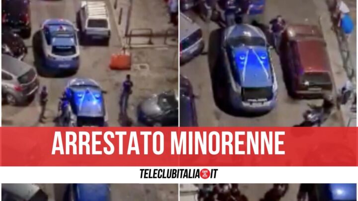 spari motivi viabilità napoli arrestato minorenne