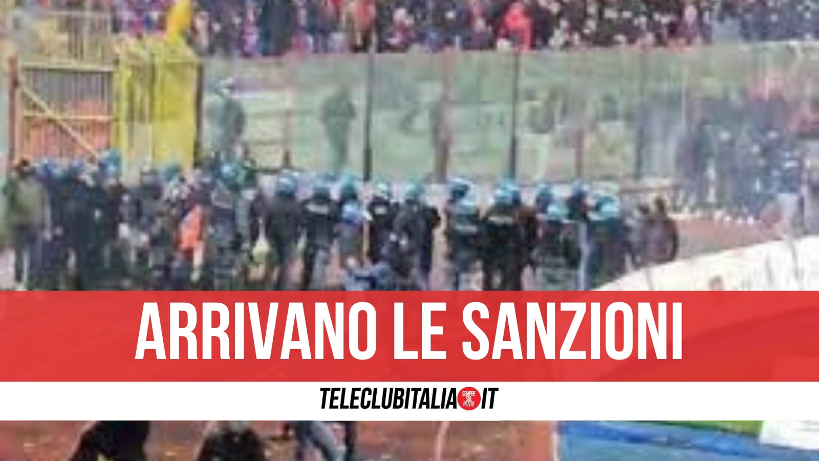 Caos in Casertana-Foggia, arrivano le decisioni del Giudice Sportivo