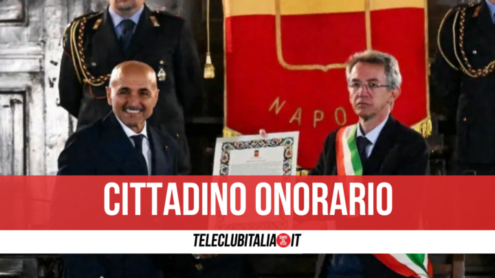 Spalletti nominato cittadino onorario di Napoli : "Ora sono uno scugnizzo doc"