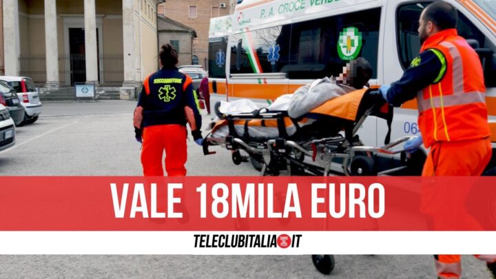 ambulanza pozzuoli rubato defibrillatore