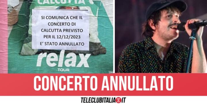 Calcutta al Palapartenope di Napoli, concerto annullato: il cantante ha problemi di salute