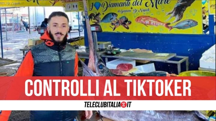 Ispezione a sorpresa alla pescheria "I diamanti del Mare" del tiktoker di Soccavo