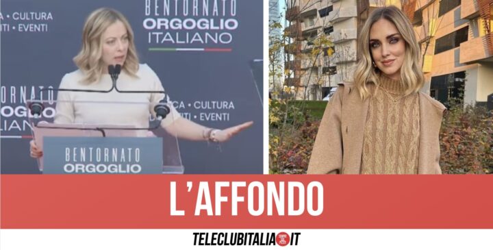 Meloni attacca Ferragni: "Panettoni in beneficenza per gonfiare cachet"