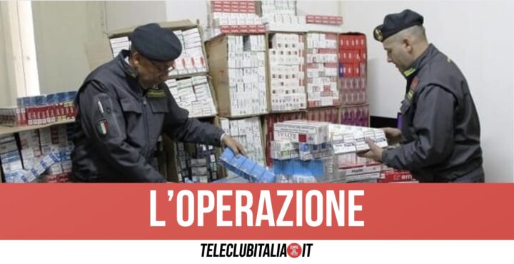 Napoli, maxi sequestro di sigarette di contrabbando: due arresti