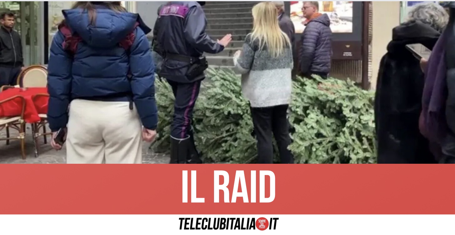 Raid al teatro Augusteo di Napoli: baby gang tenta di rubare l'albero di Natale