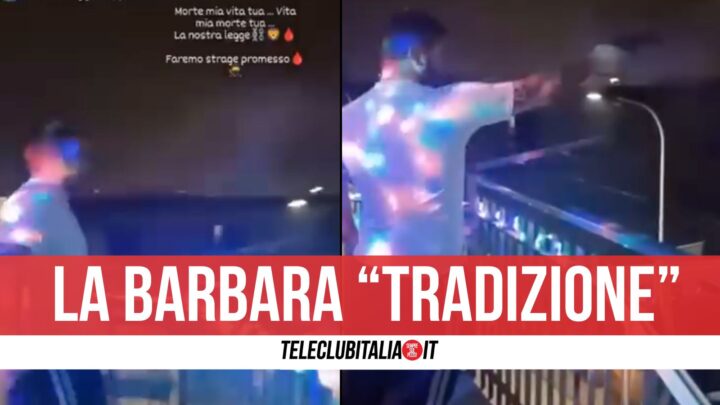 Spara da un balcone e promette: “Faremo strage”. Il video sui social