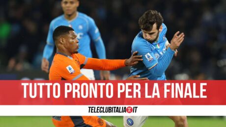 Il Napoli si gioca la supercoppa nella finale con l'Inter a Riyadh