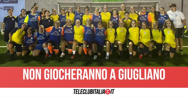 Il Giugliano Women non giocherà la semifinale di Coppa Italia allo stadio De Cristofaro