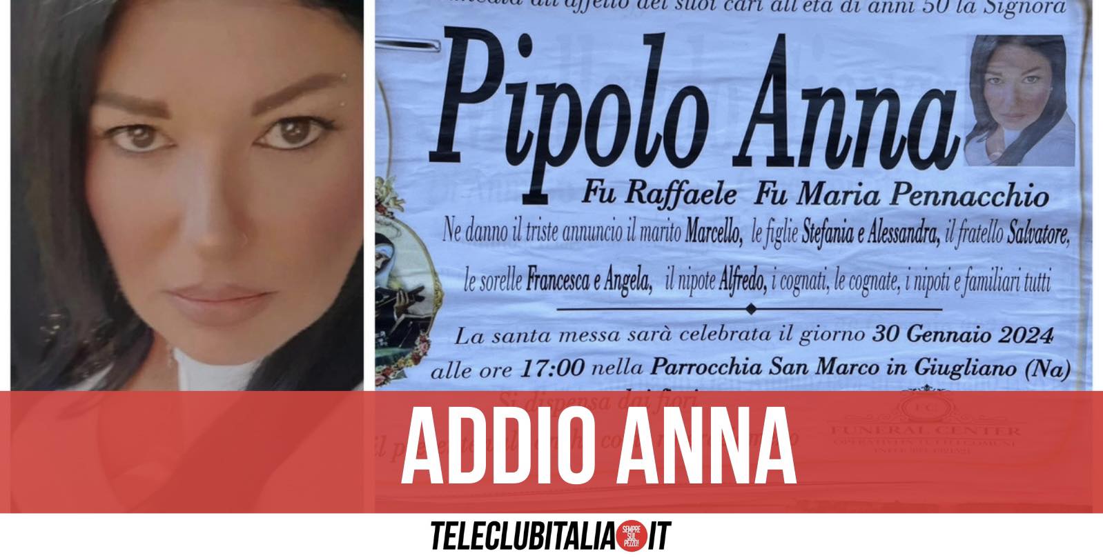 Anna Pipolo Morta Giugliano