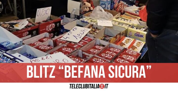 befana sicura 200 chili dolci sequestrati