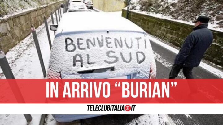 freddo campania burian gennaio