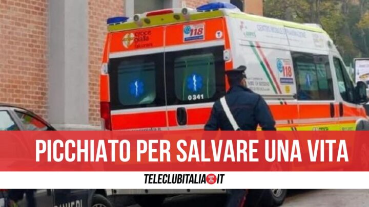 giugliano operatore 118 preso a pugni