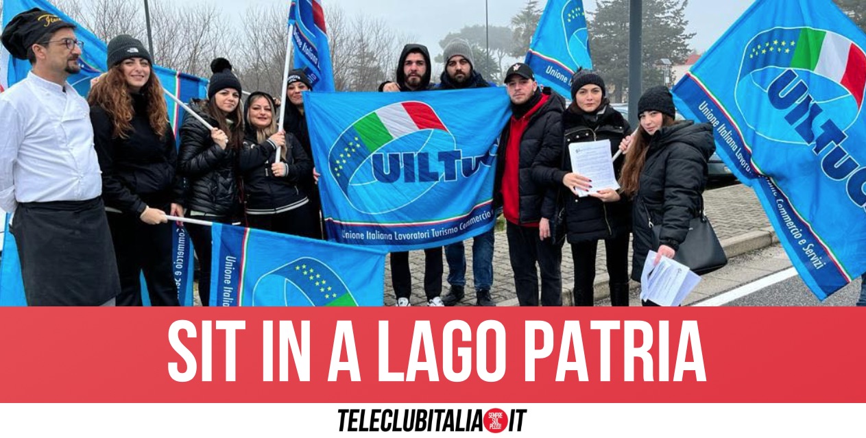 Lago Patria, protesta Uiltucs dei lavoratori di un bar bistrot nella Nato: "Si attenga alle norme italiane"