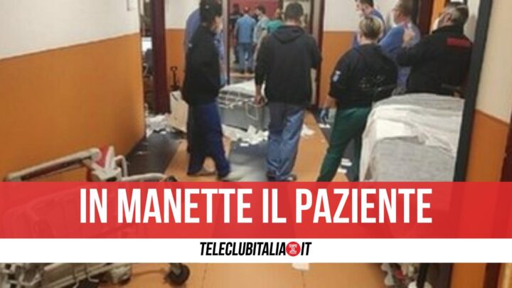 Pronto Soccorso Cotugno Arrestato 59enne Estintore