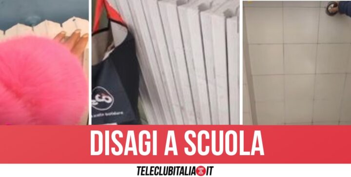 Scuole al freddo, con infiltrazioni e bagni fuori uso: la denuncia da Melito e Giugliano