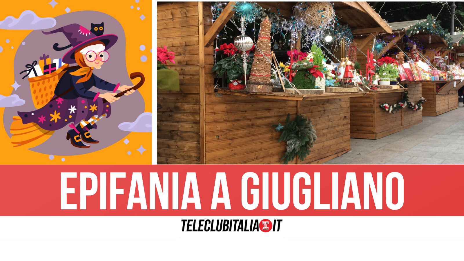 "Natale a Giugliano", Epifania: oggi e domani mercatini e animazione in villa comunale