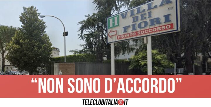 Paziente firma per le dimissioni e familiare aggredisce sanitari della Villa dei Fiori di Acerra