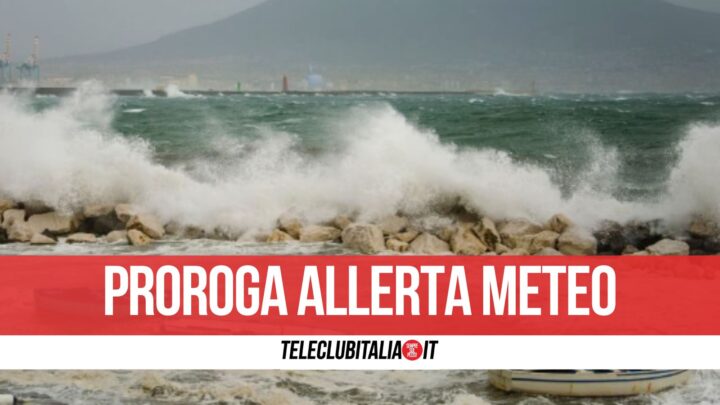 Campania, pioggia e temporali: ancora 24 ore di allerta meteo