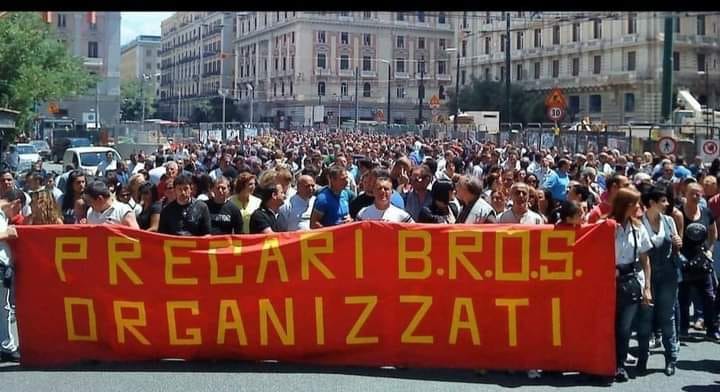 Disoccupati Bros Napoli Solidarietà lavoro