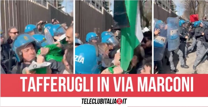 Napoli Scontri Sede Rai Oggi