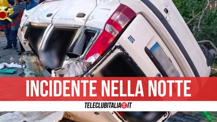 Avellino Inciente Fiat Panda