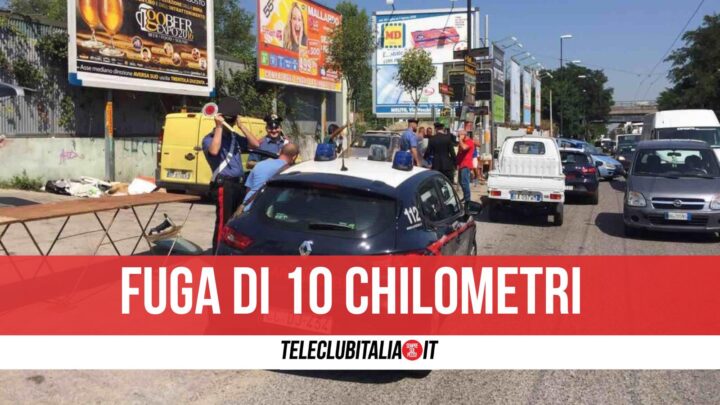 Inseguimento Via Appia Carabinieri Sant'antimo Giugliano