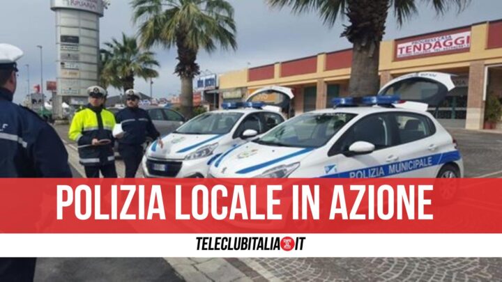 Polizia Municipale Lago Patria Sequestri Giugliano