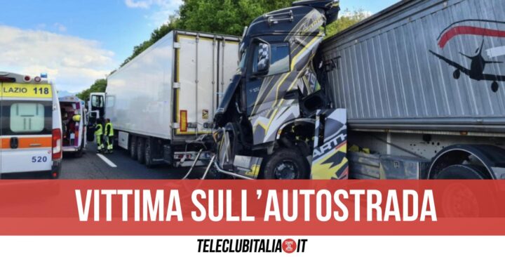 Incidente Autostrada A1 Morto Camionista