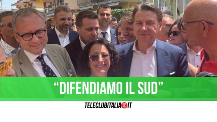 Giuseppe Conte a Casoria Raffaele Bene m5s