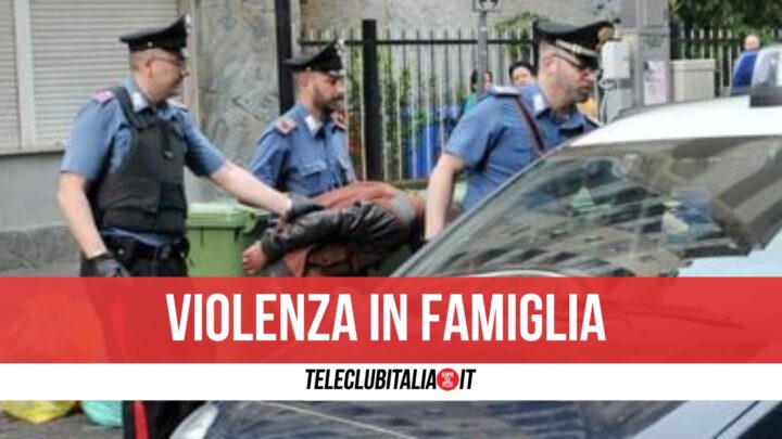 mondragone arrestato marito violento