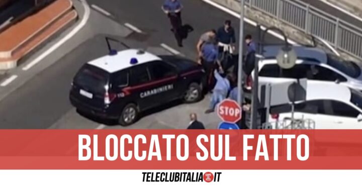 villa literno furto auto arrestato