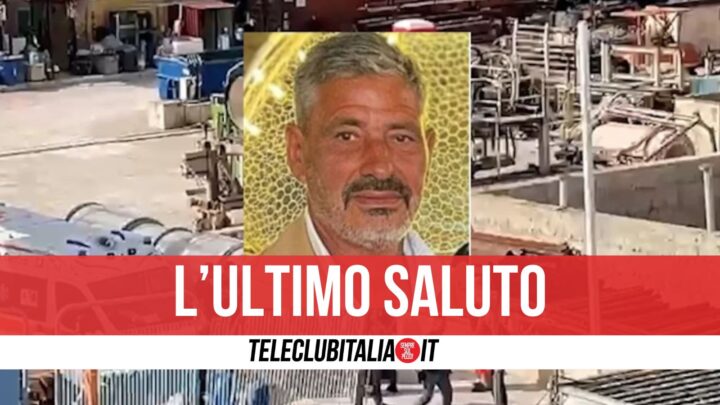 Operaio morto nel cantiere, domani i funerali a Giugliano