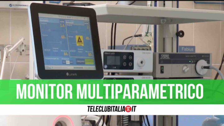 Monitor multiparametrico, la diagnostica per controllare i parametri vitali. Macchinario estremamente usato in medicina.