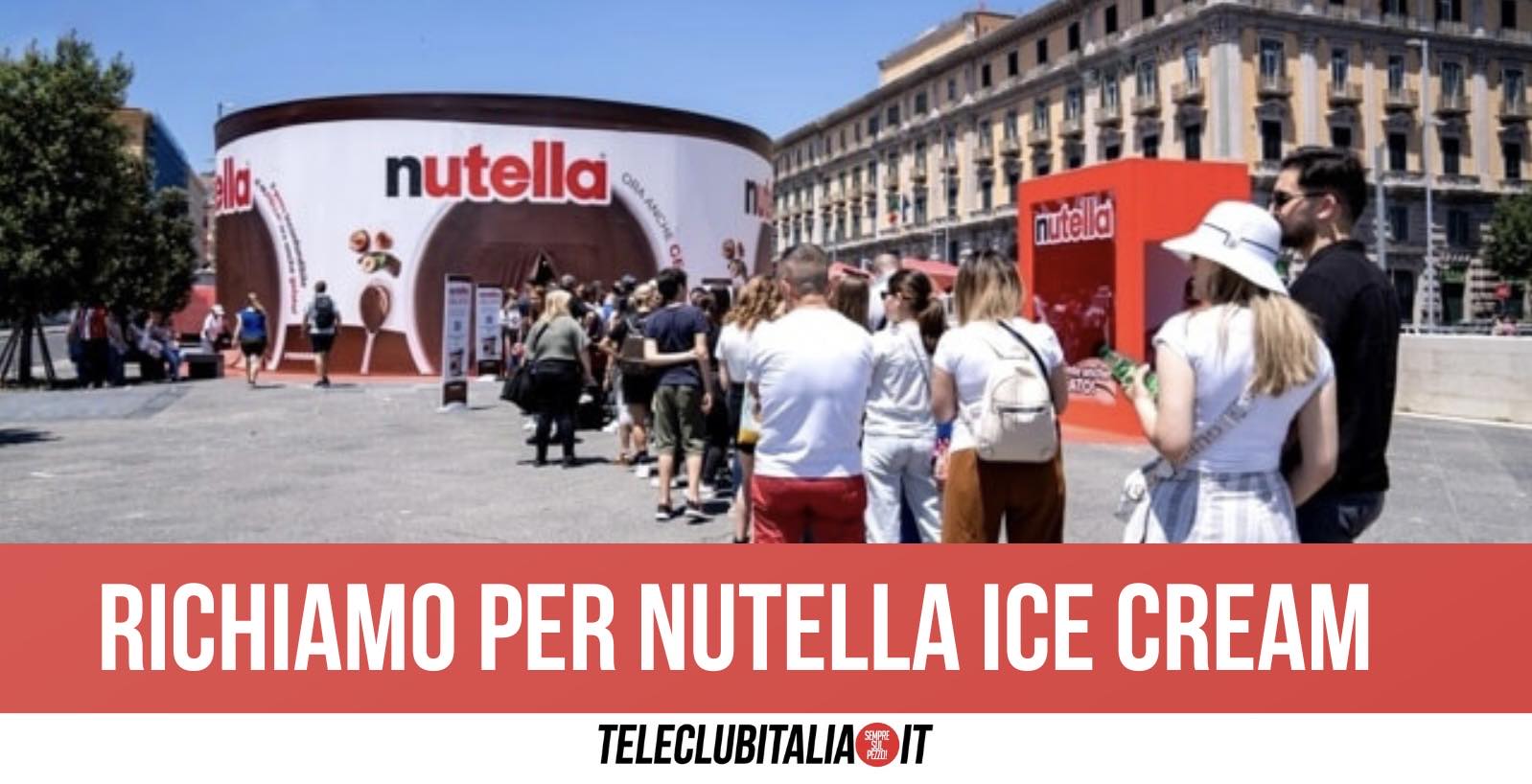 Campania, la Ferrero ritira un lotto del Nutella gelato per motivi precauzionali