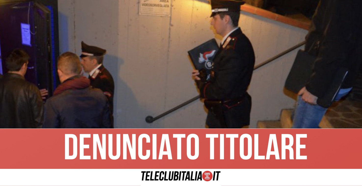 Pozzuoli Denunciato Titolare Locale