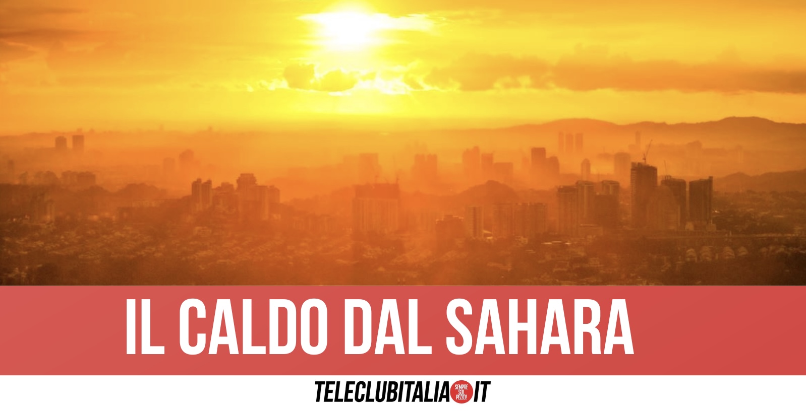 sahara caldo temperature record campania