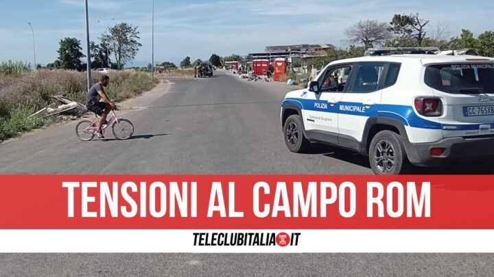 Tensioni Campo Rom Di Giugliano