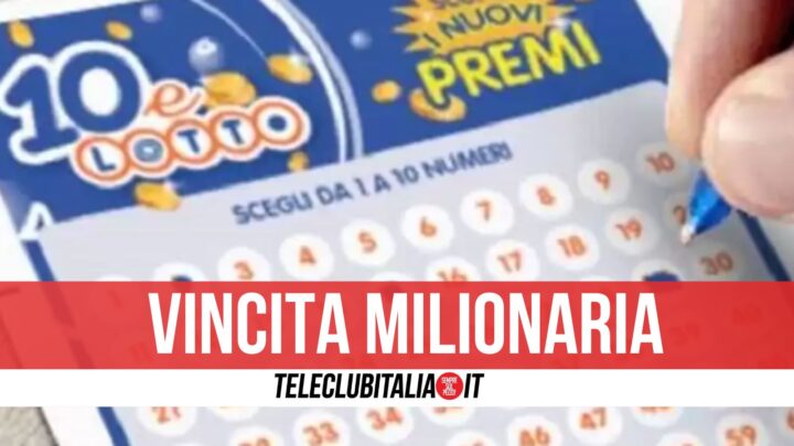 Campania baciata dalla fortunata, con 4 euro vince 1 milione al 10eLotto