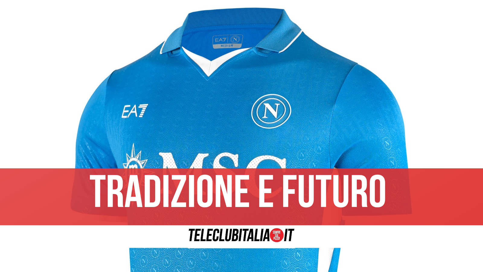 Il Napoli presenta la maglia per la stagione 2024 2025