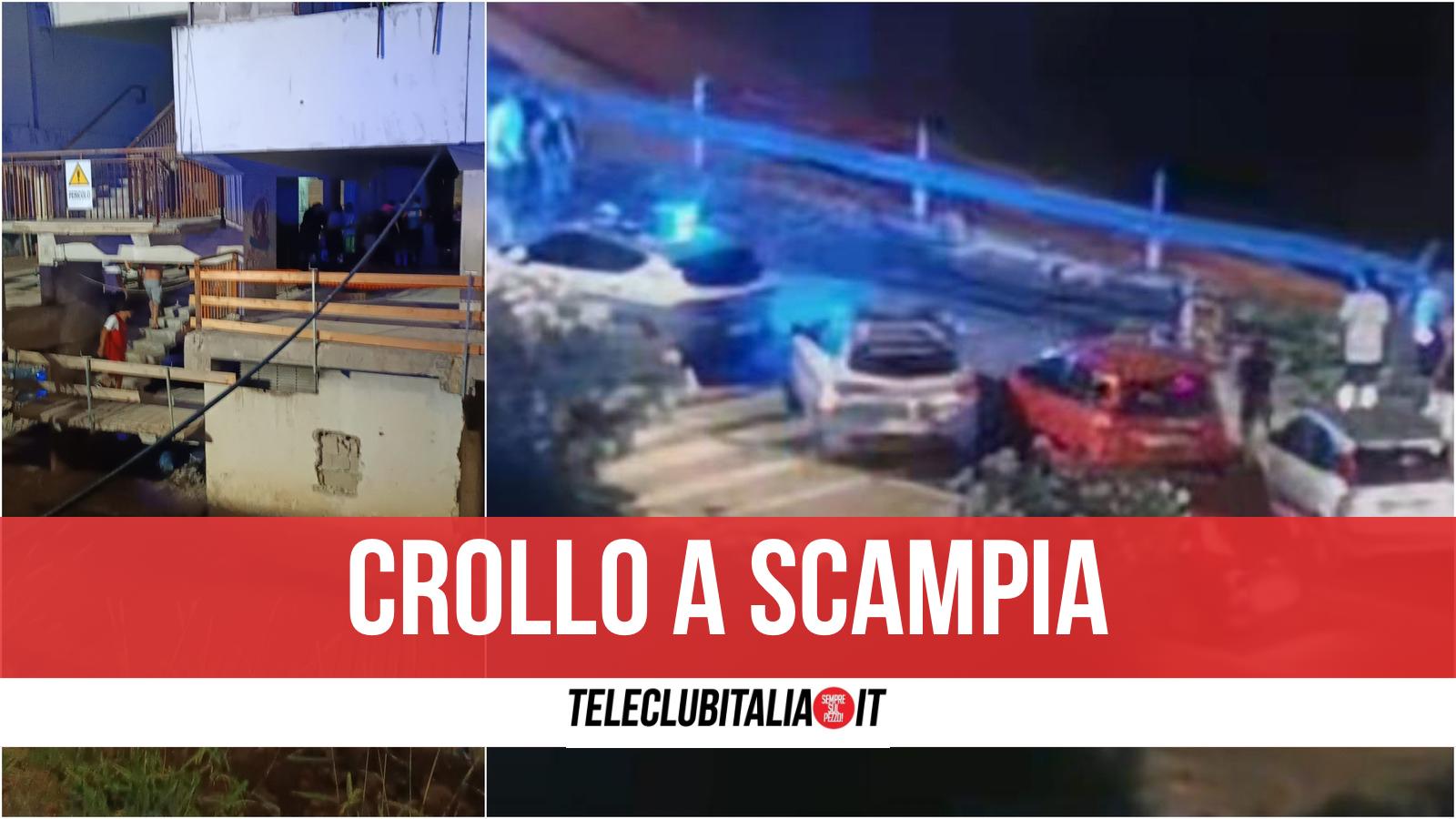 Dramma a Scampia, crolla ballatoio alla Vela Celeste: si temono vittime
