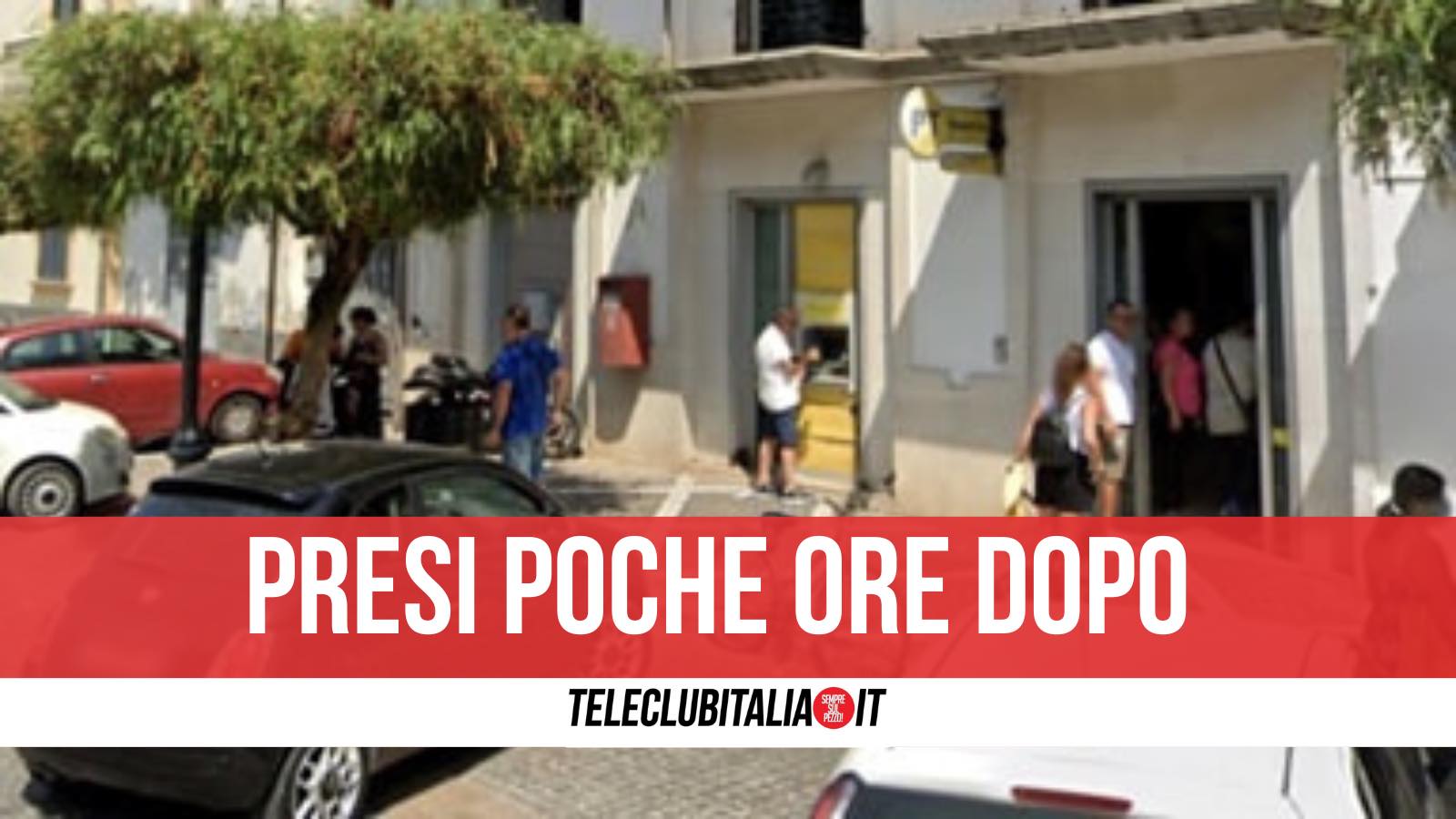 Arrestati Rapinatori Teverola Ufficio Postale