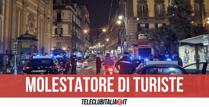 Arrestato Piazza Dante Palpeggia Sedere