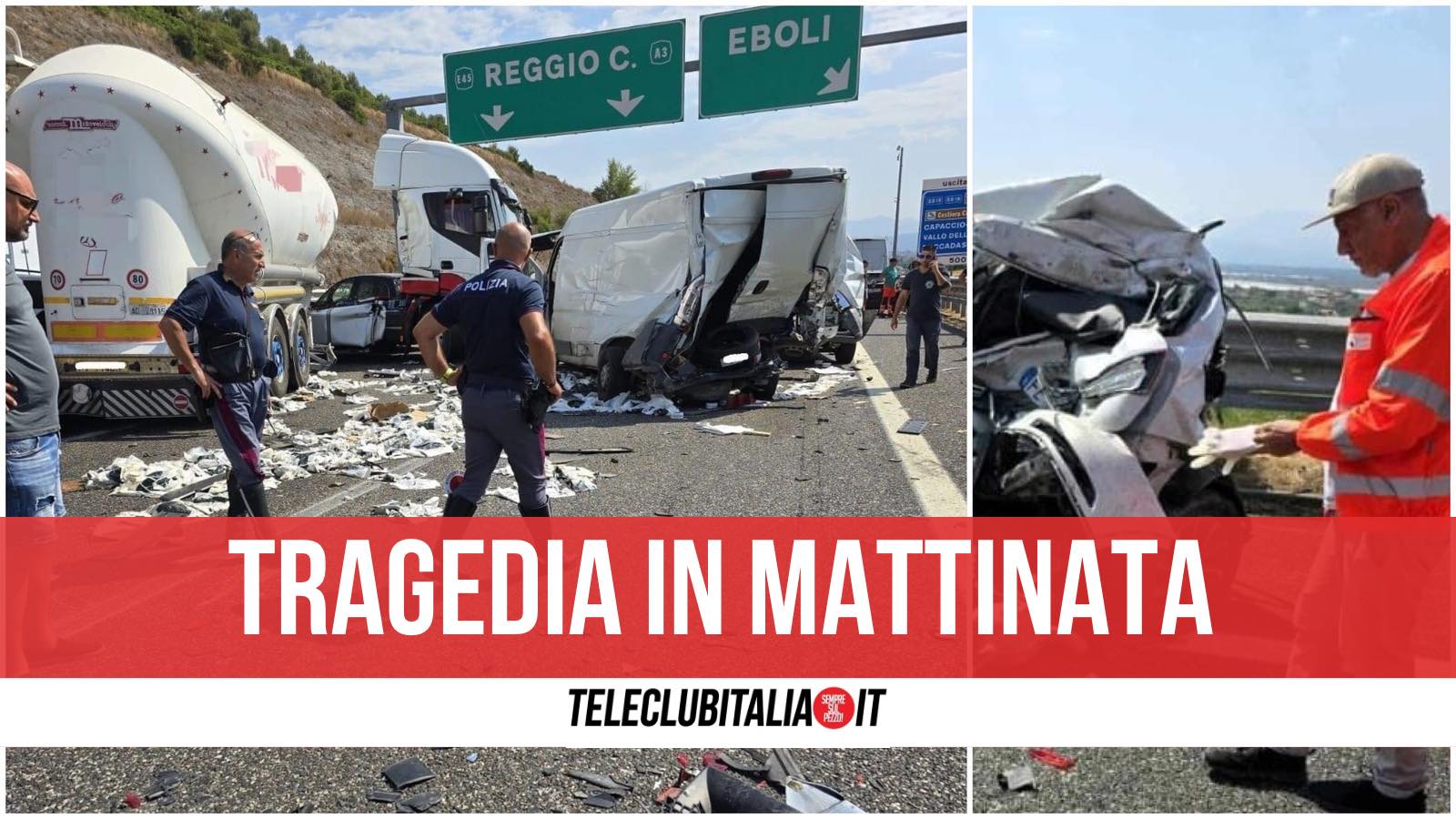 Incidente Eboli A2 Morti