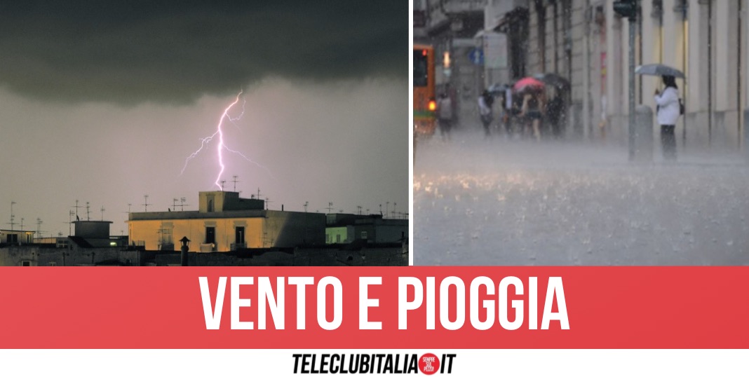 Campania, oggi giornata di temporali: da domani torna il caldo torrido