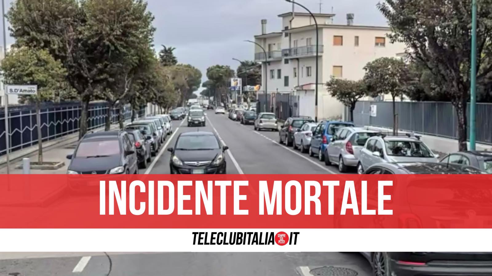 Morto Incidente Arzano Corso D'amato