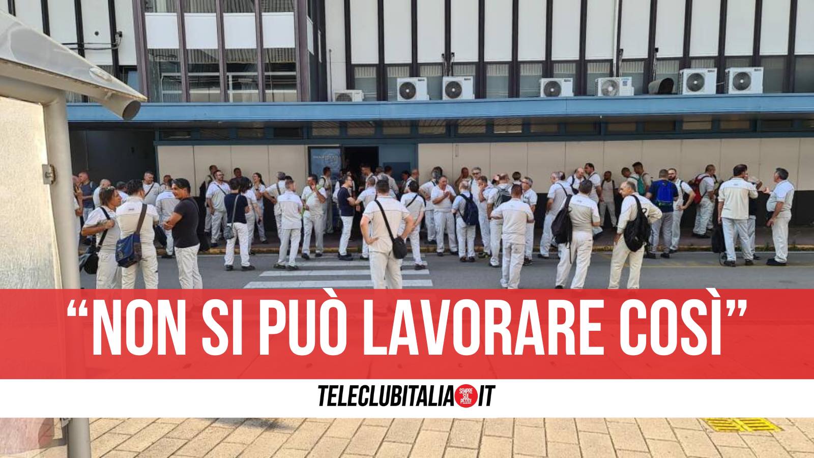 Stellantis Pomigliano Protesta Caldo