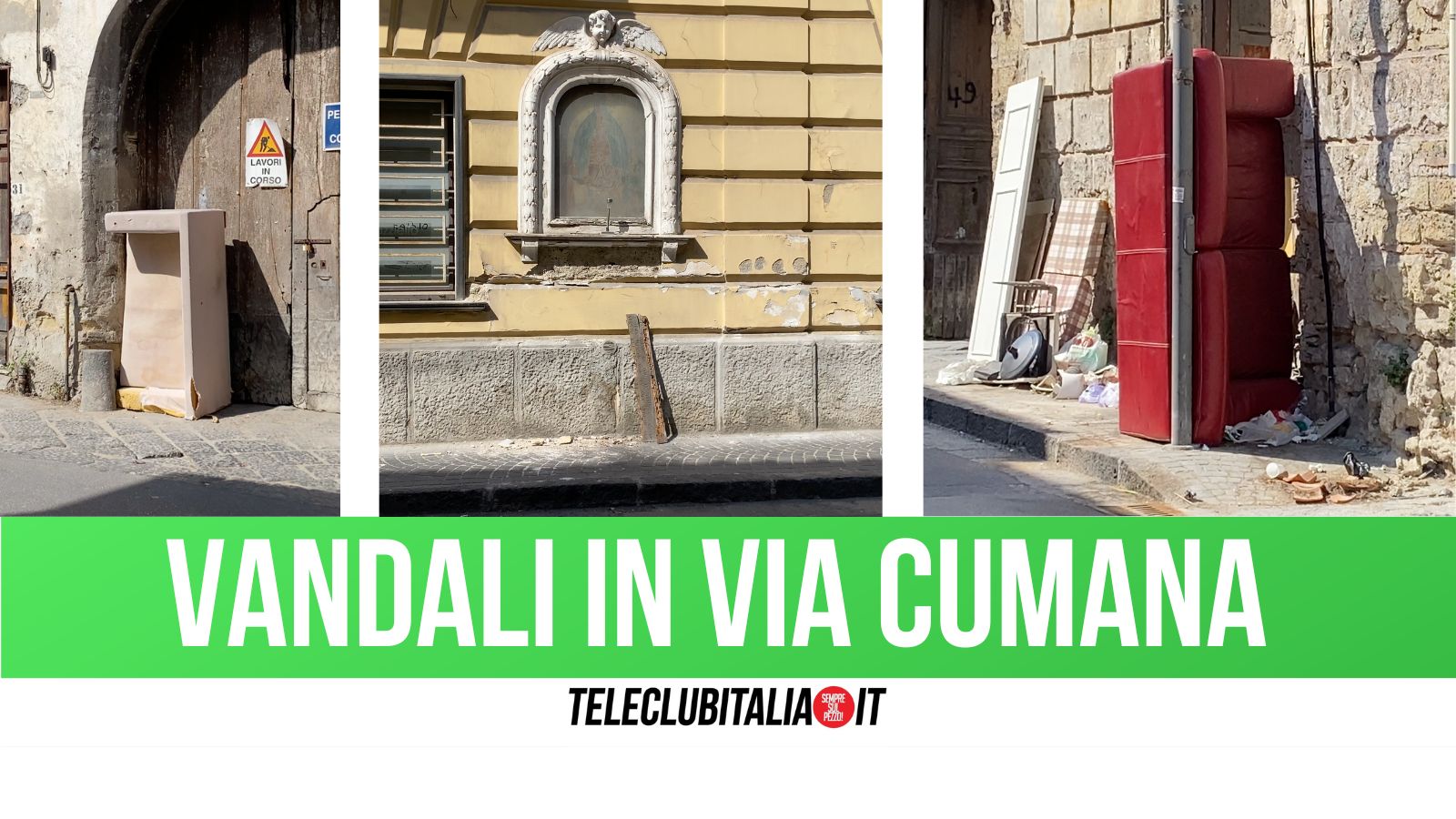 Edicola vandalizzata 