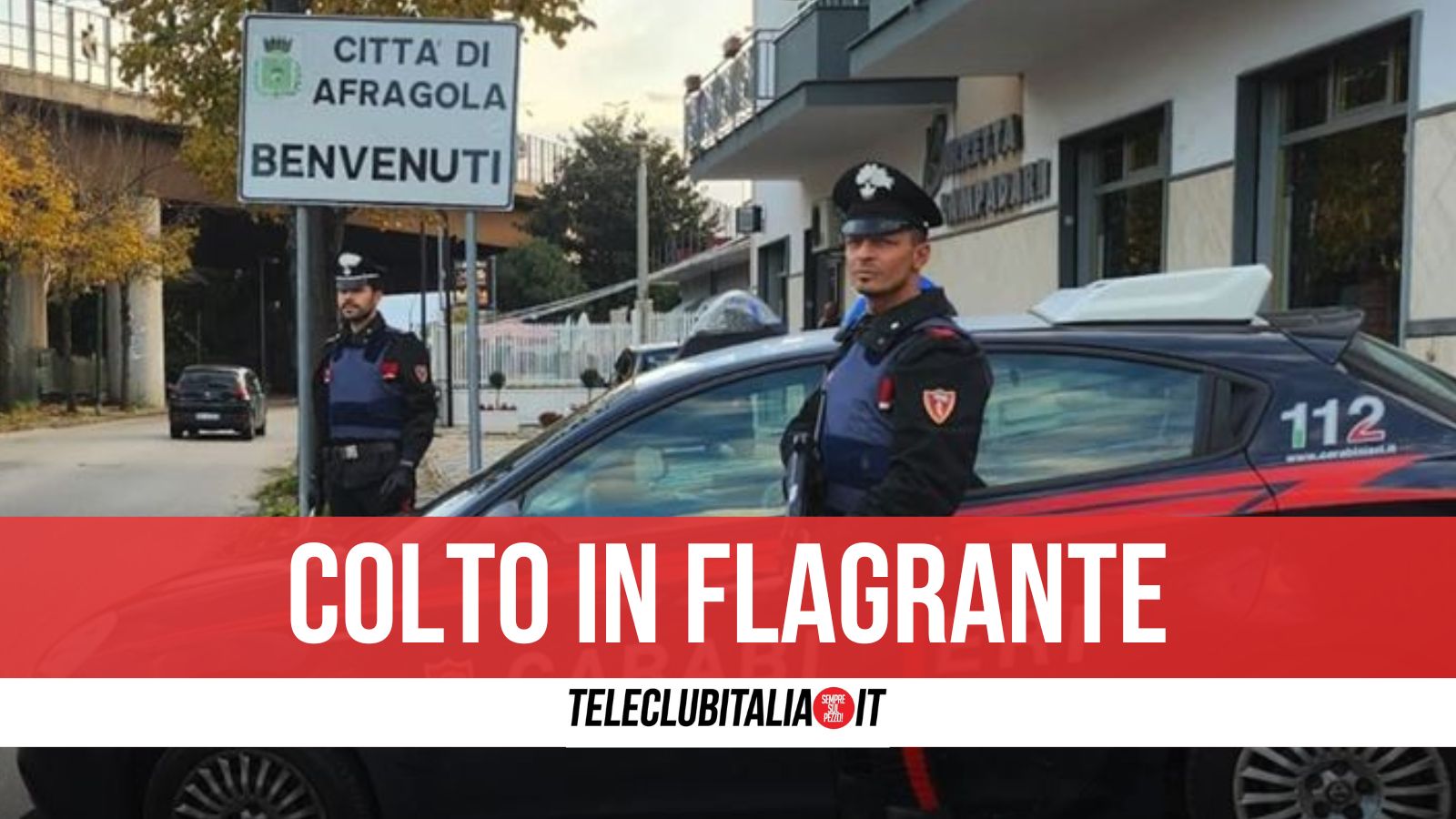 Afragola: Arrestato 21enne per droga, tenta la fuga lanciando lo zaino dalla finestra