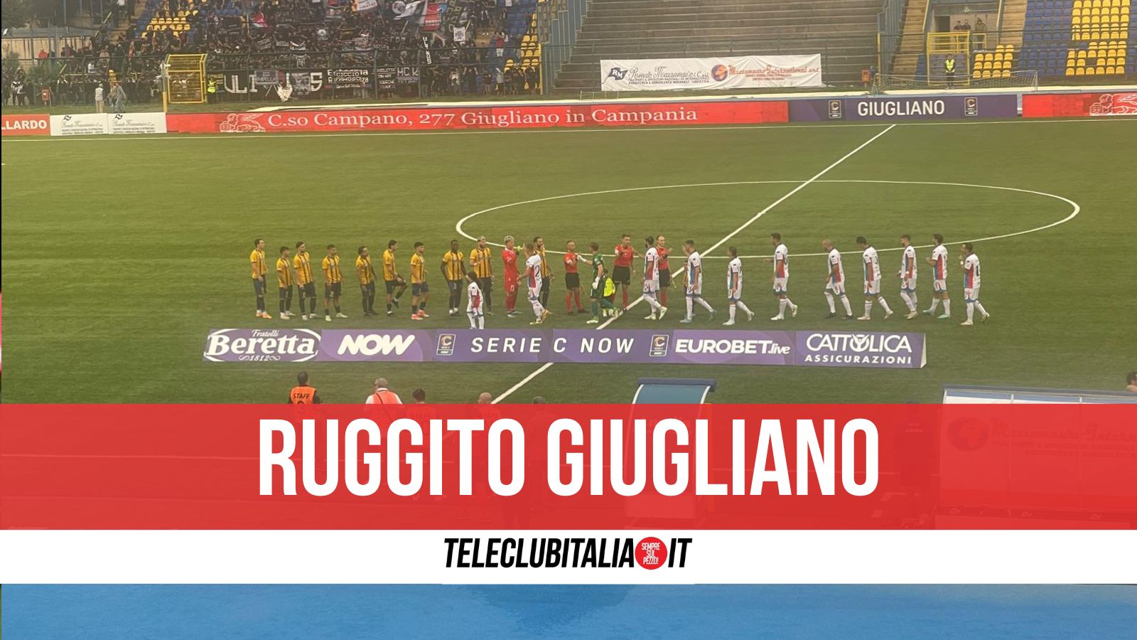 Prova d’orgoglio per il Giugliano, battuto il Catania 3 2