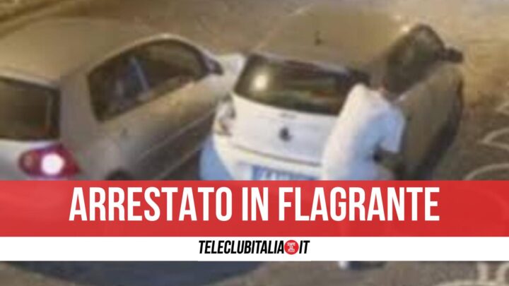 Arrestato Furto Fari Auto Secondigliano